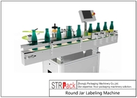Automatische Ronde Vierkante de Drukmachine van de Flessensticker Zelfklevende Etiketteringsmachines