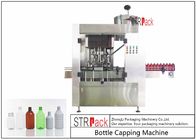 Hoog Gekwalificeerd Rate Rotary Bottle Capping Machine voor 50ml-1L-Pesticideflessen 120 CPM