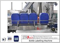 Automatische Dubbele Zijfles Etiketteringsmachine voor 5-25L Oliedetergens/Shampootrommel