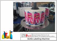 Grote Capaciteits Duurzame Fles Etiketteringsmachine voor Detergent Vlakke Flessen