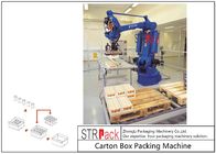 Automatisch Kartonrobot het Palletiseren Systeem voor de Chemie van het de Industrievoedsel het Stapelen