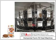 Van de Zakpremade van Voedsel voor huisdierendoypack de Zak Verpakkende Machine met Multi Hoofdschaal en Metaaldetectormachine