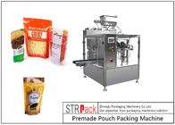 De automatische van de Machinedoypack van de Tomatenpureeverpakking Machine van de de Zak Roterende Verpakking met PLC Controle voor Vloeibare Voedsel Verpakking