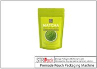 Van het Poederdoypack van de Matcha vult de Groene Thee het Pitzak die MachineRotary verpakken en Verbinding met Avegaarvuller voor Poeder