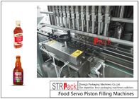 Automatische Chili Sauce Piston Filling Machine-PLC controleerde 12 Pijpen 250ML