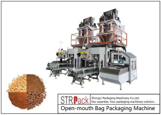50kg de Machine van de de zakverpakking van het korrelpoeder voor Zout de Vissenvoer van het KorrelVoedsel voor huisdieren