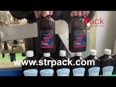 Hoge snelheid de Voor & Achterfles van de Etiketteringsmachine Dubbele Zij Etikettering