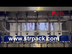 20L plastic het Vullen van Trommeljerry can liquid net weigh Machine het Afdekken Machine Etiketteringsmachine