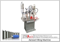 Semi Automatische Aërosol het Vullen Machine voor Lichaams Geurbestrijdende Parfum/Haar/Verf/Neusaërosol