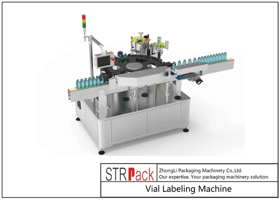 Draaitafel Flacon Fles Etiketteermachine 500st/Min