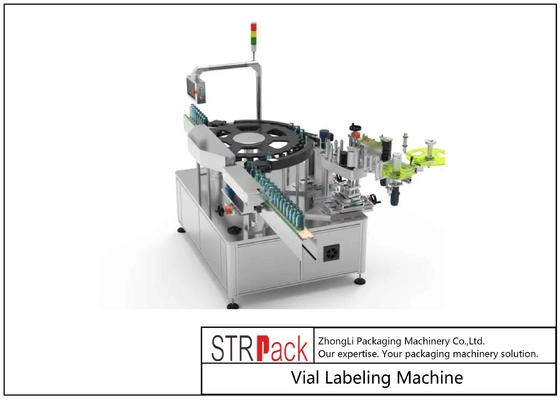 Draaitafel Flacon Fles Etiketteermachine 500st/Min