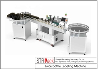 STL-A etiketteermachine voor ronde sapflessen 200 stks/min
