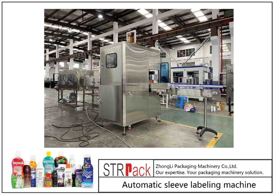 2.5KW automatische krimpkous etiketteermachine voor plastic fles