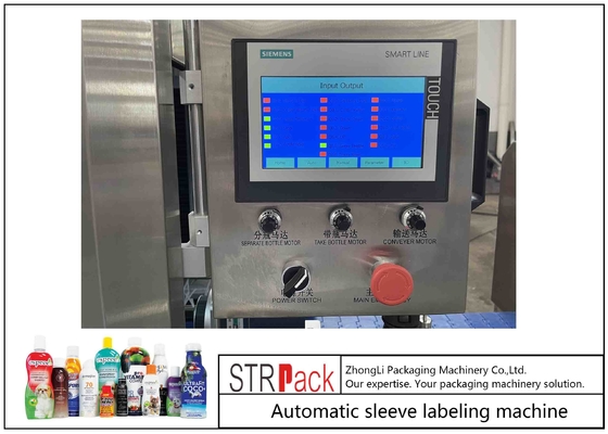 2.5KW automatische krimpkous etiketteermachine voor plastic fles