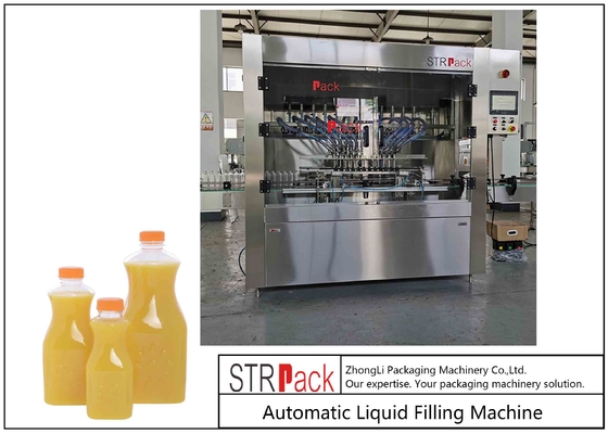Aangepaste Multifunctionele Vloeibare het Vullen Machine voor Sap/de Lente/Deegtype met PLC Controle