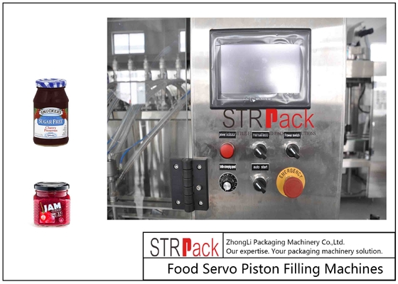 220V / 50Hz PLC Automatische de Luchtconsumptie 0.3m3/Min van de Deeg Vullende Machine