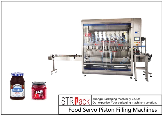 220V / 50Hz PLC Automatische de Luchtconsumptie 0.3m3/Min van de Deeg Vullende Machine