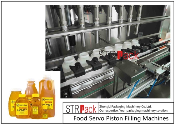 Automatische de Vullende Machinenoise≤70db Afmeting 1000*800*1800mm van Honey Sauce Cream Gel Paste