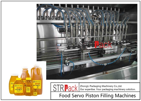 Automatische de Vullende Machinenoise≤70db Afmeting 1000*800*1800mm van Honey Sauce Cream Gel Paste