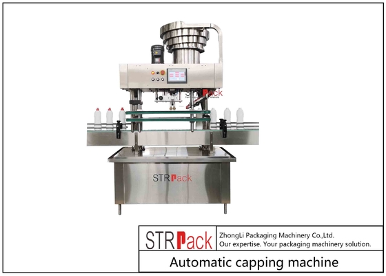 PLC-besturing 1,5 kW flesafdekkingsmachine voor industriële productie