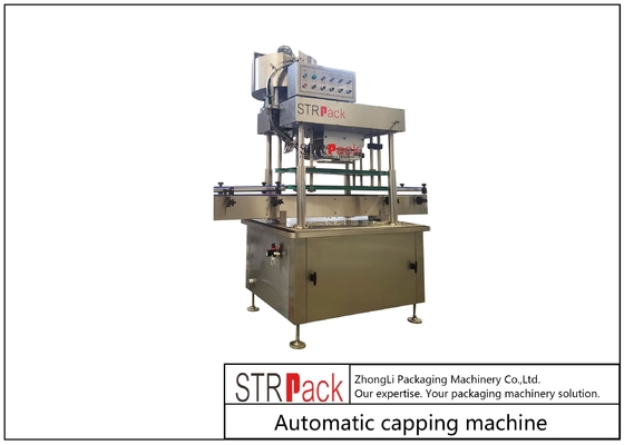 1.5KW Machts Automatische Fles het Afdekken Machine Hoge snelheid 50 - 60 Flessen/min
