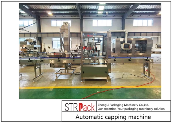 1.5KW Machts Automatische Fles het Afdekken Machine Hoge snelheid 50 - 60 Flessen/min