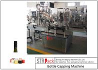 Men leidt Fles het Afdekken Machine/ROPP-de Plooiende Machine van het Aluminiumschroefdeksel