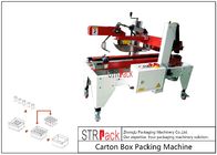 De Verpakkingsmachine van het kleppenkarton/Automatisch Karton die Machine met Beide Kantenaandrijving vouwen