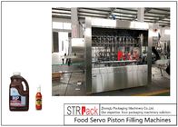 Volledig Automatische van het de Sausvoedsel van de Sauskruik Bruine van de het Flessenvullenmachine het Voedsel Verpakkende Machine